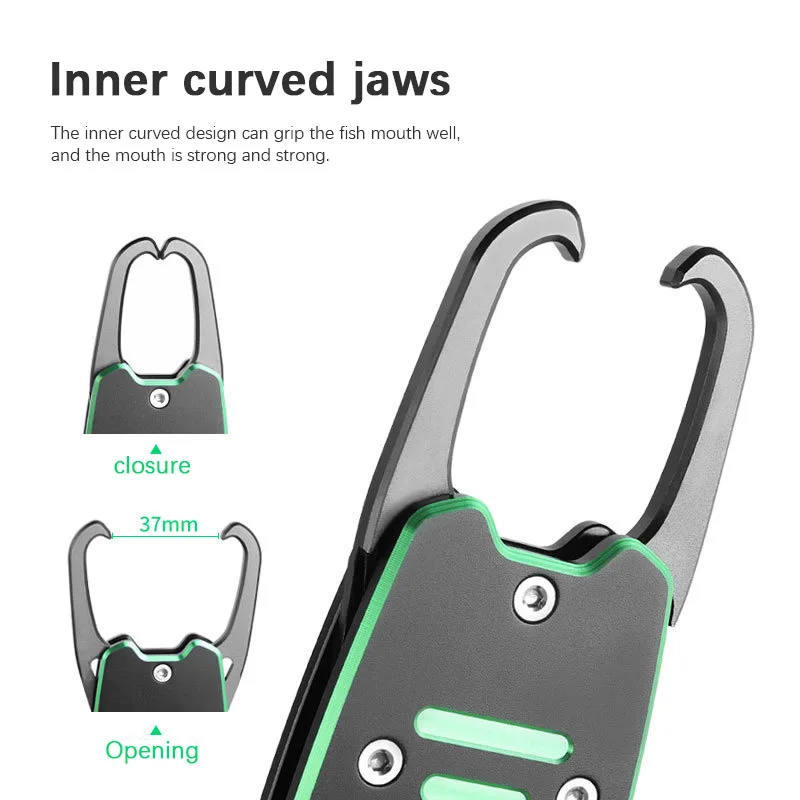 Alicates de aleación de aluminio para señuelos de pesca, herramientas de pesca con cuerda, 18kg, 1 unidad - imagen 2
