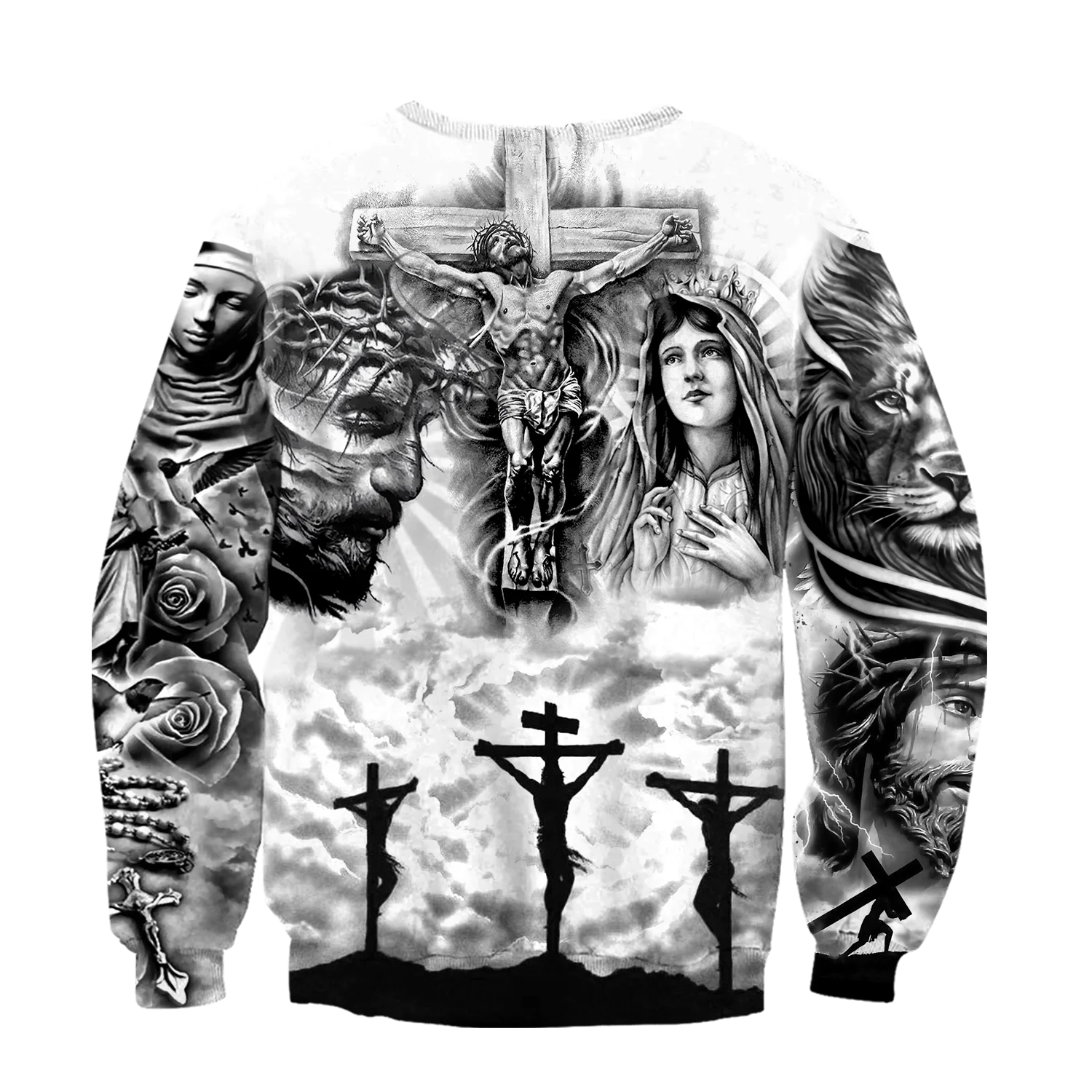 Jersey pesca Unisex capucha Estampado León KJ638 - imagen 5