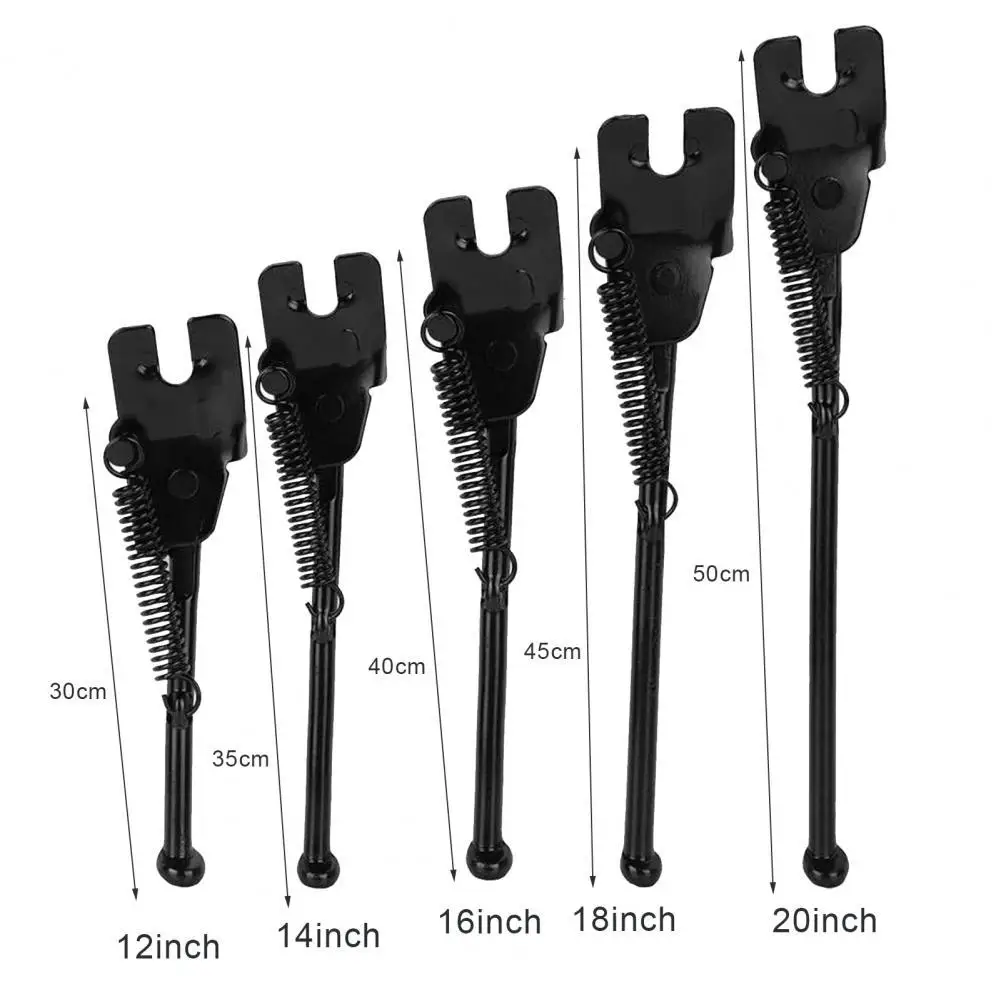 Soporte de bicicleta antisensible sin deformación de acero para niños soporte de estacionamiento lateral para bicicleta de carretera