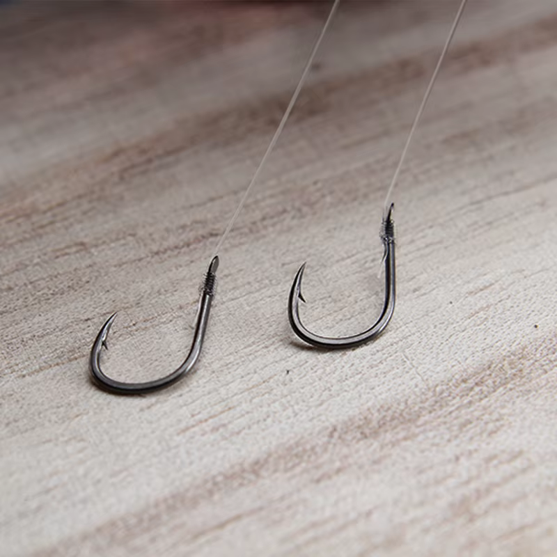 Conjunto de anzuelos dobles para pesca, conjunto de anzuelos de dos líneas, de acero inoxidable, afilados, 8 unids/lote - imagen 4