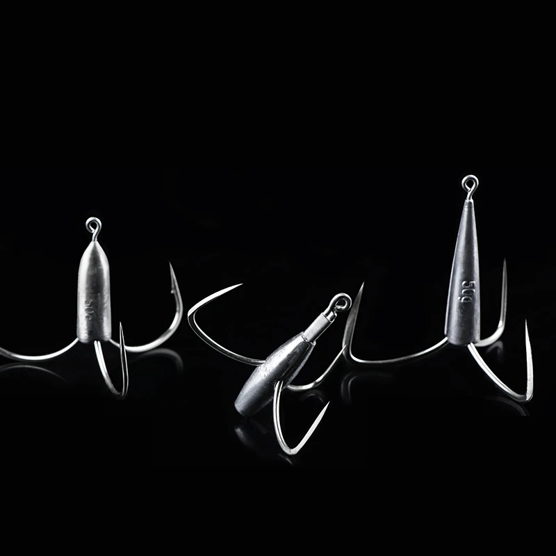 Anzuelos triples De acero al carbono, Anzuelos De Pesca, Anzuelos De Mar, Anzuelos De Triple púas, Anzuelos antióxido - imagen 3