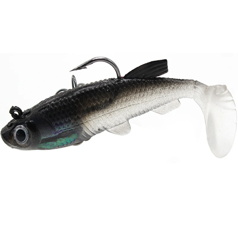Señuelos de pesca de silicona Wobblers, cebo artificial, señuelos de plantilla de goma, aparejos de pesca, perca de parque, lubina, carpa, cuchara, 12G, 1 ud. - imagen 5