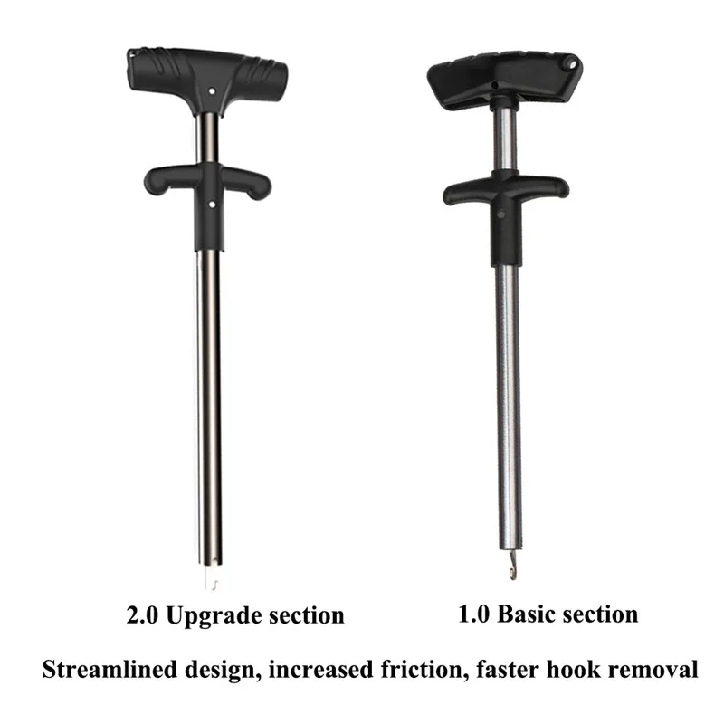 JiuYu-anzuelos de pesca fáciles de pescar, herramientas de pesca que minimizan las lesiones, tubo de aluminio Senko, 1 unidad - imagen 5