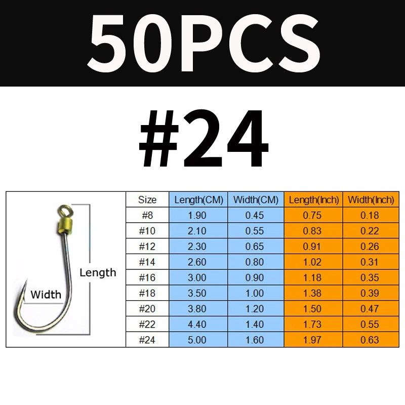 50pcs Size 24