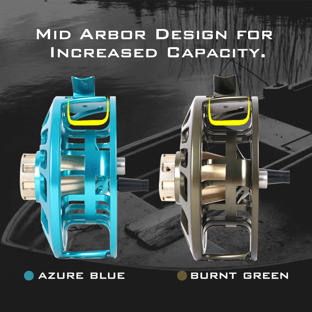 Maximumcatch SHIELD Potente carrete de pesca con mosca de agua salada 100% carrete de mosca de arrastre sellado impermeable - imagen 4