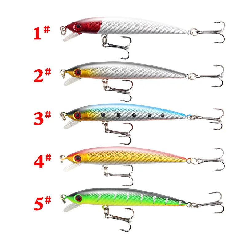 Señuelos de Pesca de pececillos, cebo duro Artificial con ojos 3D, 8,8 cm, 6,1g, Wobbler Crankbaits, aparejos para carpa - imagen 5