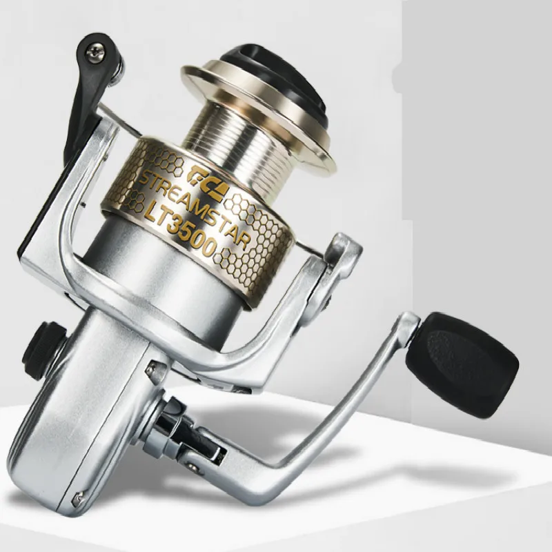 Carrete de Pesca de Metal superligero, rueda giratoria de acero inoxidable, poste de mar, izquierda y derecha, 3 rodamientos de bolas, alta calidad - imagen 5