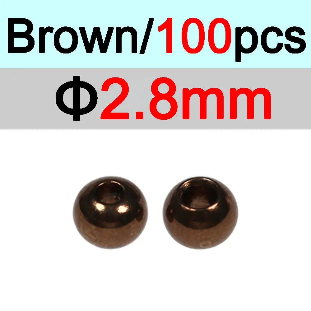 2.8mm Brown 100pc