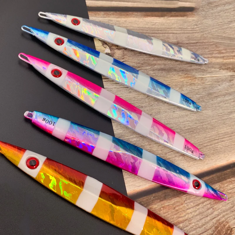 OBSESSION-anzuelo Artificial de hundimiento lento, anzuelo de fundición larga, señuelos artificiales, cuchara, anzuelo de pesca Jerkbait, 80g100g120g150g300g - imagen 3