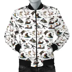 Chaqueta Bomber con estampado 3D para hombre – Abrigo de invierno