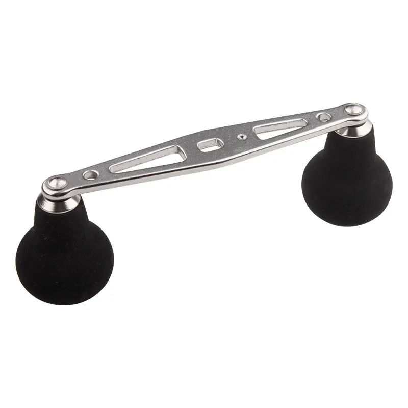 KAWA-mango de carrete de pesca para fundición de cebo, agujero de montaje de 8x5mm, longitud de 110mm, mango de aleación con perilla Eva, accesorio - imagen 4