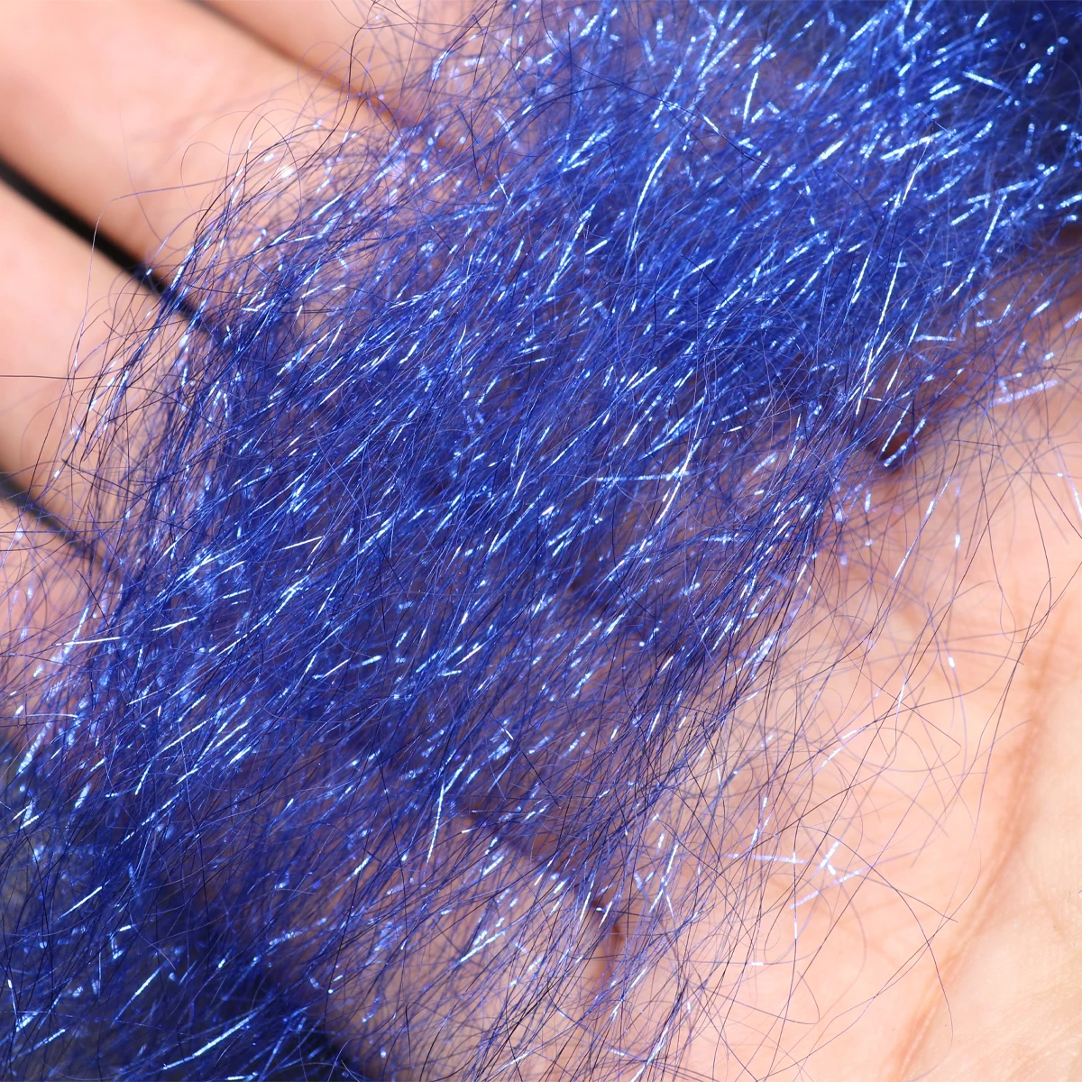 Bimoo-atado de moscas de colores surtidos, fibra Dub de hielo brillante sintética ultrafina para Ninfa Scud, Material de atado de camarones, 14 paquetes - imagen 5