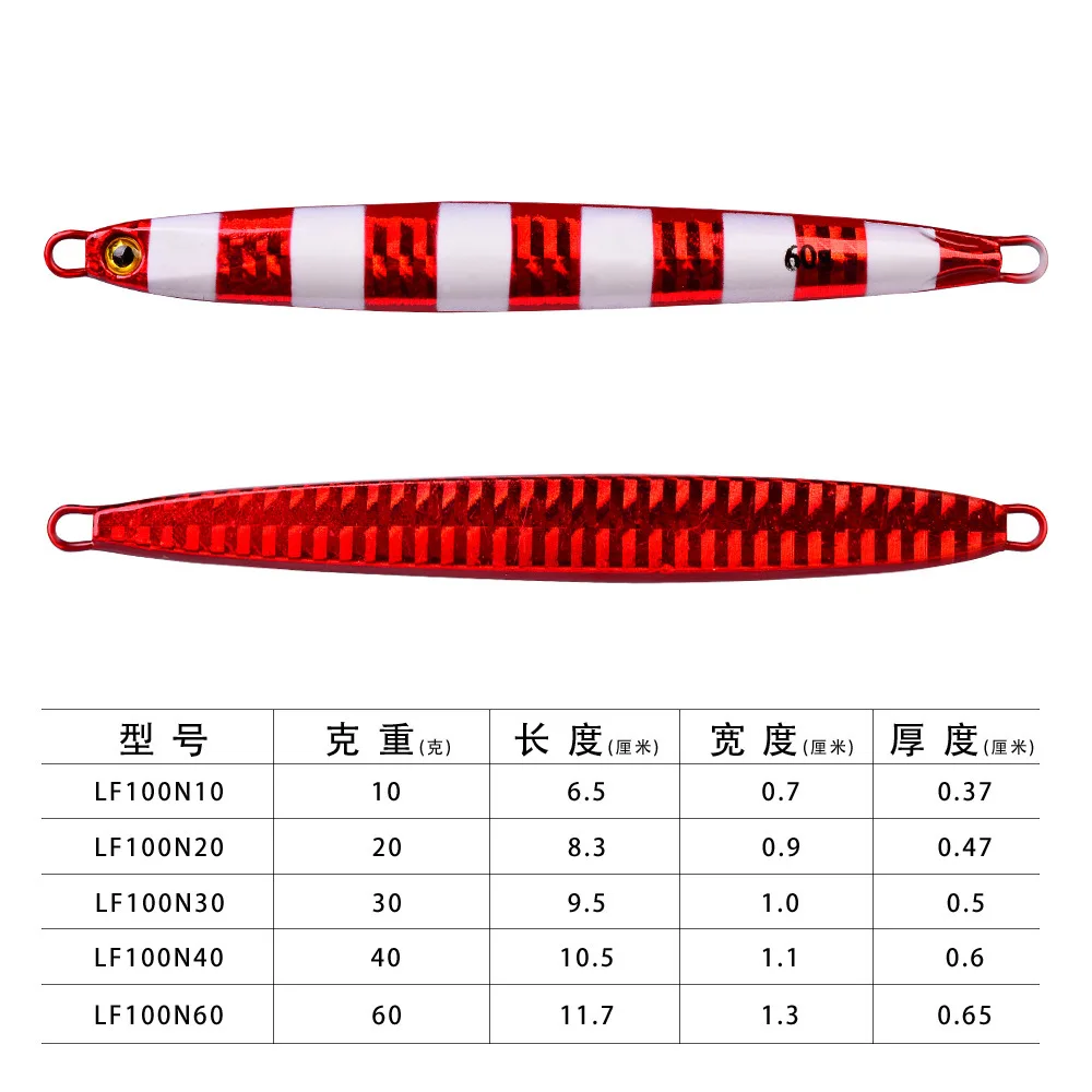 JIG-señuelo de pesca de Metal duro Isca, cebo biónico Artificial, Weight10-60g que se hunde completamente en el agua, juego de lubinas, señuelos para peces Whopper - imagen 3