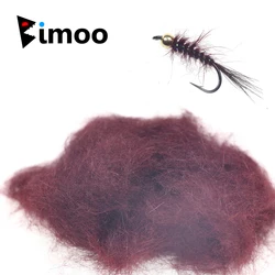 Fibra de Ardilla Natural Bimoo para Ninfas, Scud y Moscas Húmedas