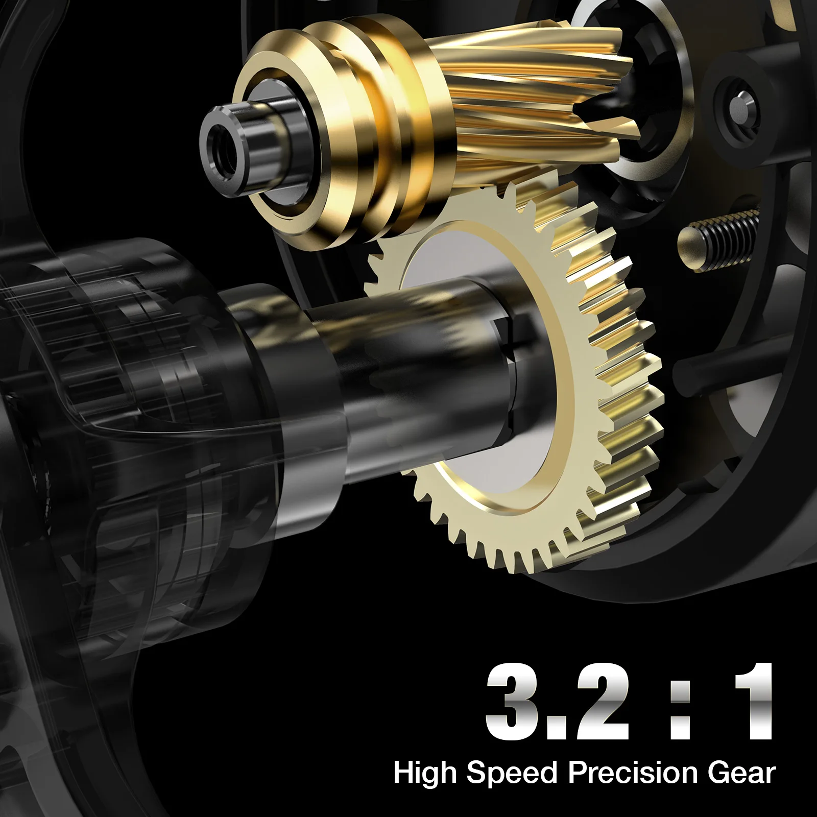 Piscifun-Carretes de pesca en hielo de carbono ICX 3,2: 1, alta velocidad, caída libre, modo Dual, 8 + 1 gatillo, blindado BB, carrete magnético suave para invierno - imagen 5