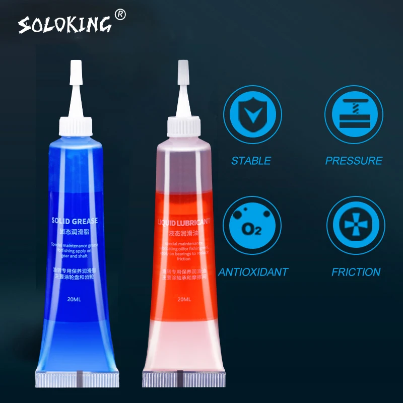 Lubricante Soloking para carretes baitcasting – Mantenimiento profesional