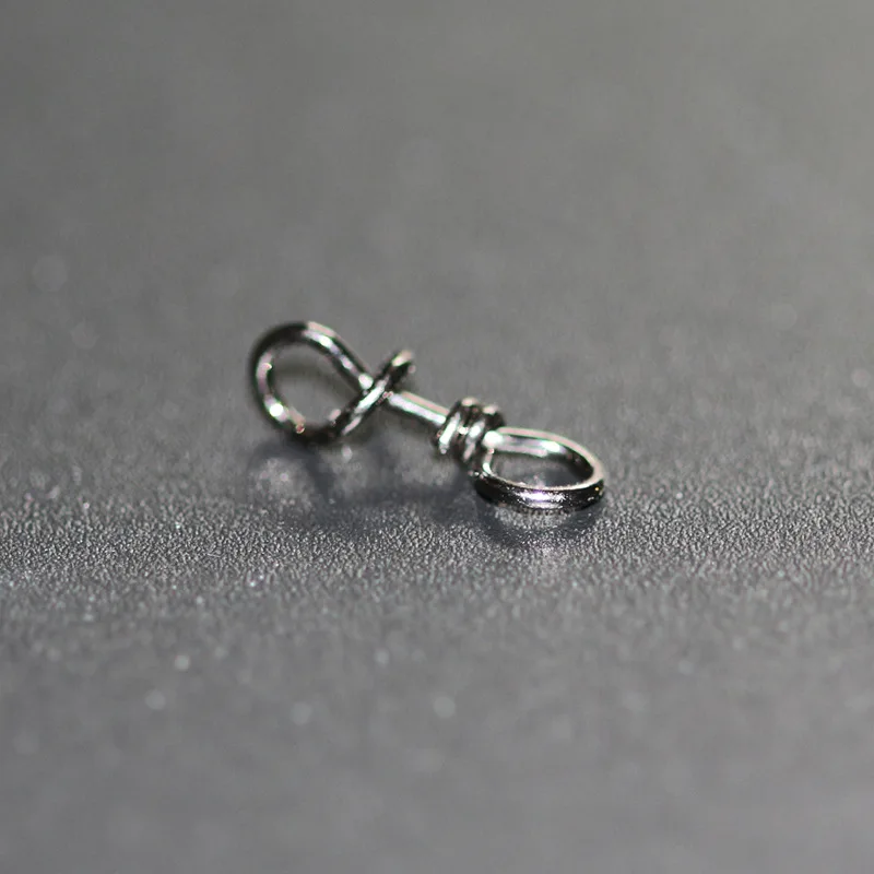 Abrazadera de Clip de cierre rápido, conector giratorio rápido, barril giratorio, accesorios de aparejos de Pesca, 1000 Uds. - imagen 5