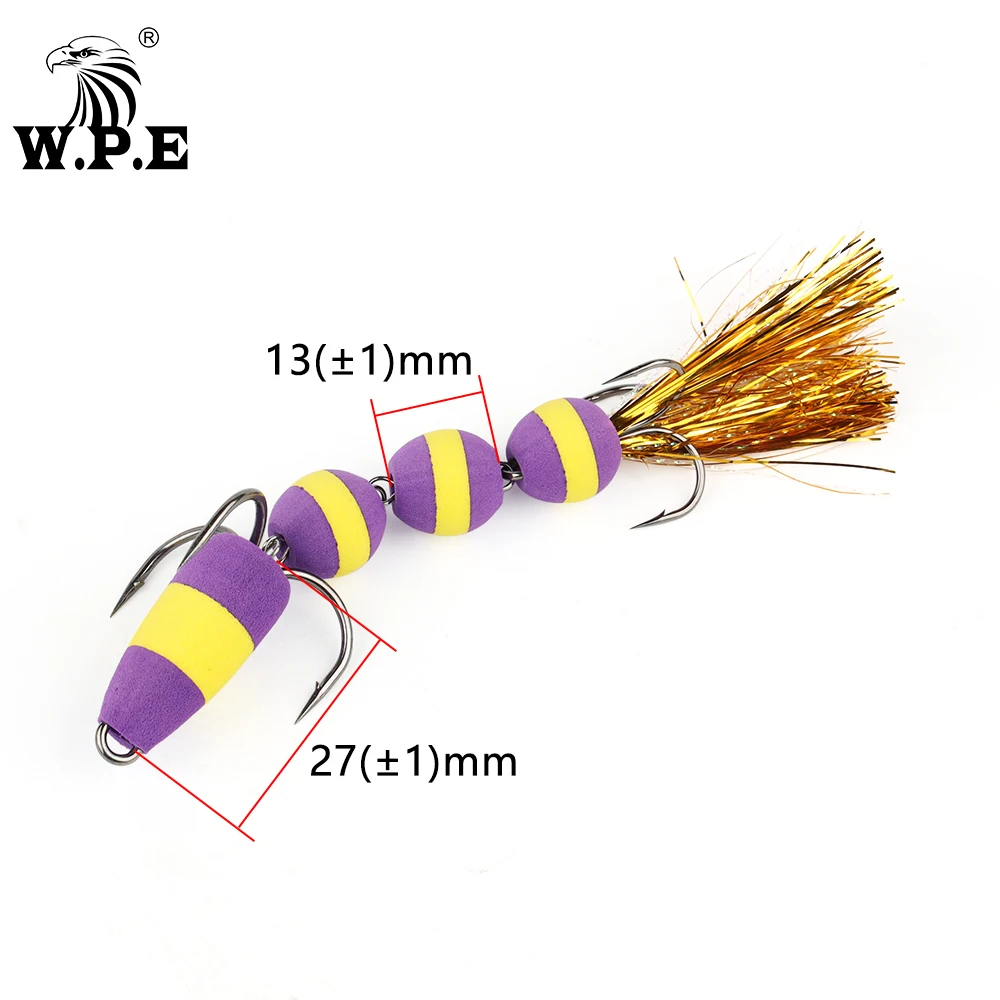 W.P.E-señuelo de Pesca de tamaño L, señuelo de Pesca suave Multicolor, señuelo Artificial, aparejos de Pesca de lubina, Wobblers, cebo de natación, Pesca, nuevo MANDULA