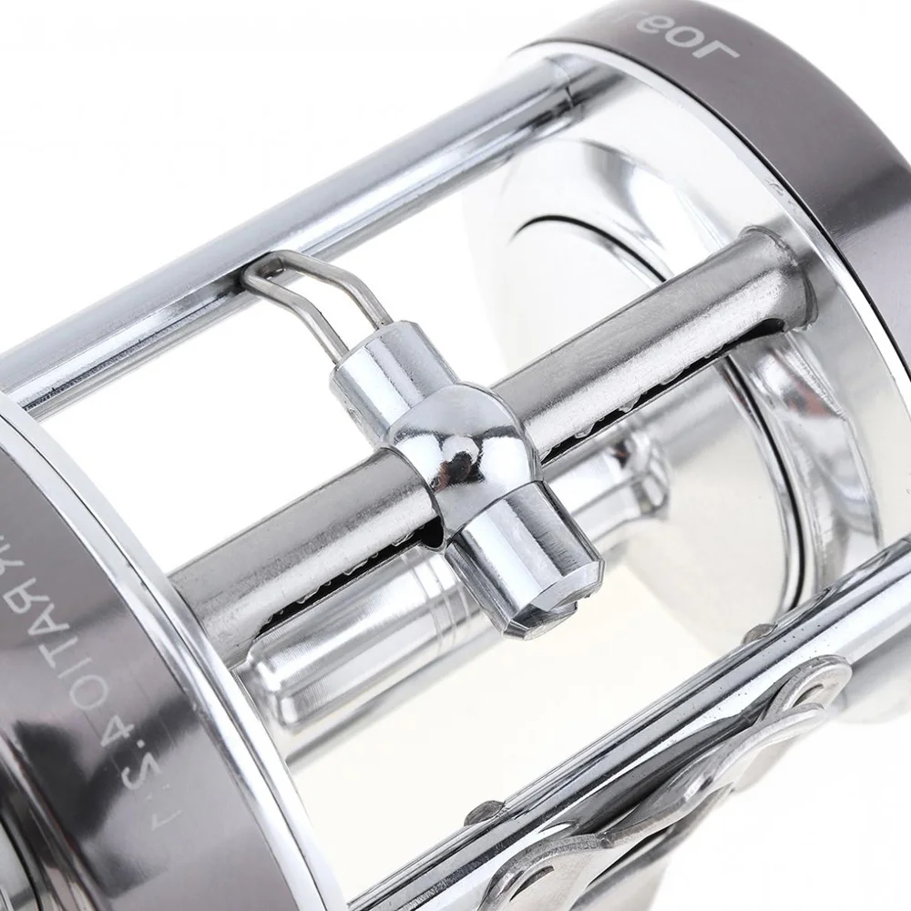 Carrete de Pesca de Mar de Metal completo, carrete de arrastre de aluminio CNC, carretes de viento, carretes de arrastre para barco, Pesca en agua salada, rueda de océano - imagen 2