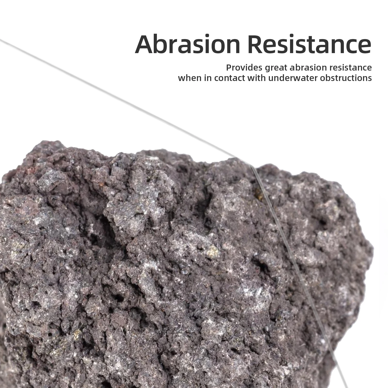 Sedal de pesca de fluorocarbono puro SF 100%, resistente a los golpes, Invisible, mayor sensibilidad, fregadero rápido, transparente, 25m/50m - imagen 5