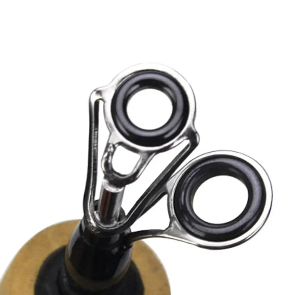 Caña de pescar portátil en hielo, señuelo telescópico de fibra de carbono para Pesca de camarones, 60/80/100 cm, carretes de Metal para invierno - imagen 5