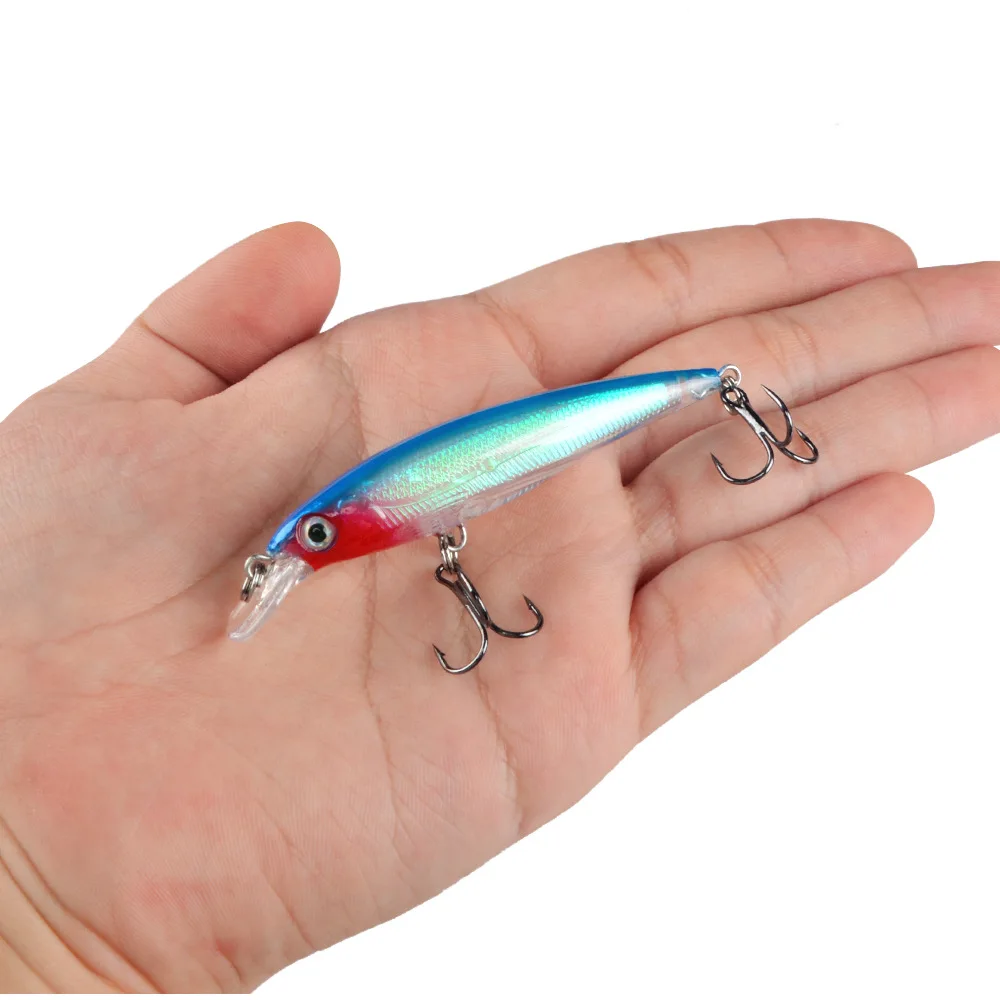 Señuelos de Pesca de pececillos sumergibles, cebo duro profesional, 7cm, 4,3g, Jerkbait, Lucio, Carkbait, Wobblers, Swimbait - imagen 4