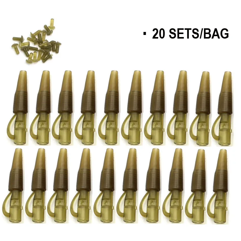 Aparejos pesca - Montaje con clips de seguridad