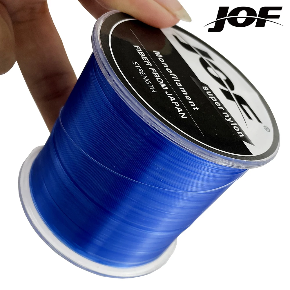 JOF-Hilo de pescar de 500m, hilo líder de nailon fuerte, monofilamento, hilo de lubina, accesorios para equipos de pesca - imagen 4