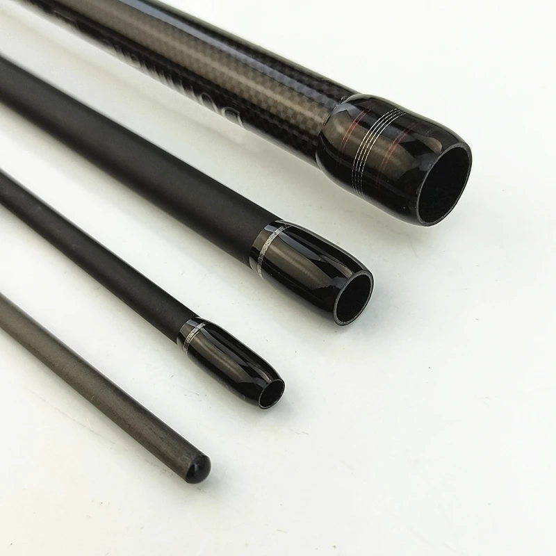 Dominate-caña de pescar de carbono de 4 secciones, caña giratoria de acción rápida, caña de fundición eléctrica M, peso de señuelo de 2,1/2,4/2,7/3m, caña dura de 10-25g - imagen 5