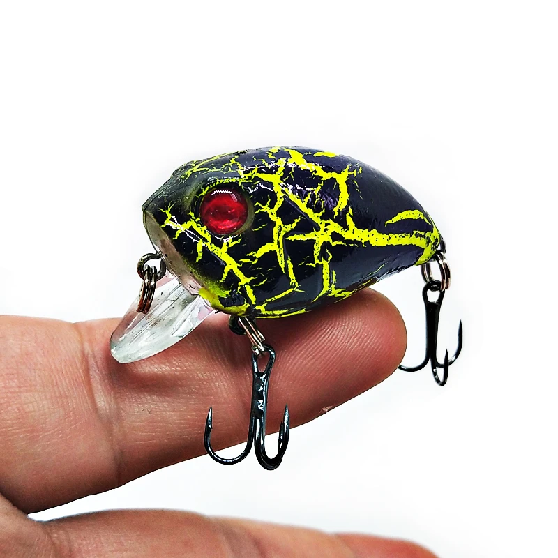 Señuelo de Pesca con manivela de 7,9g, cebo duro, flotante, Artificial, Minnow, Crankbait