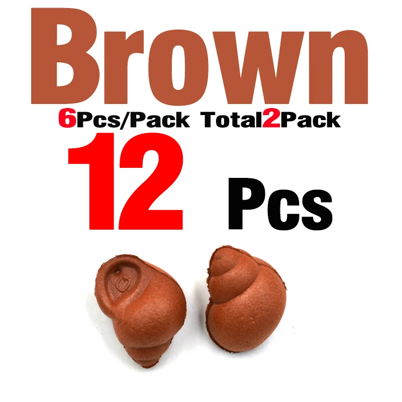 Brown 12Pcs