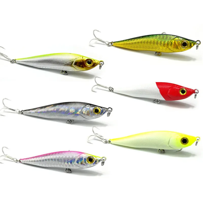 Mavllos-señuelo de pesca tipo lápiz, cebo de plástico de alta calidad, capa de natación completa, para agua salada, 10-22g - imagen 5