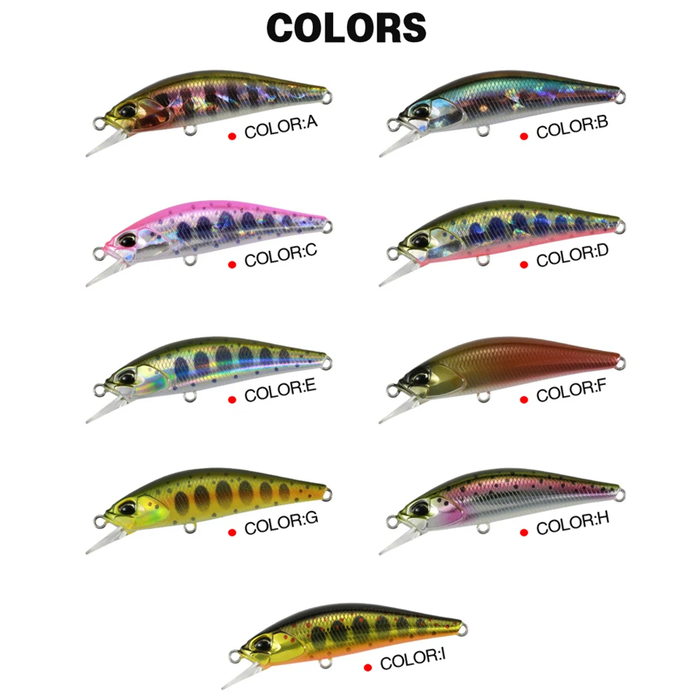 Señuelo de Pesca de pececillo hundido, peso de 4g, cebos de agua de asfixia de fundición dura Mino, anzuelos dobles de níquel negro, aparejos de Pesca Whopper - imagen 2