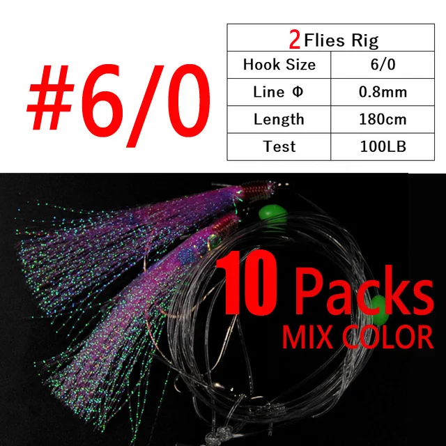 10packs 2 hooks 6l0