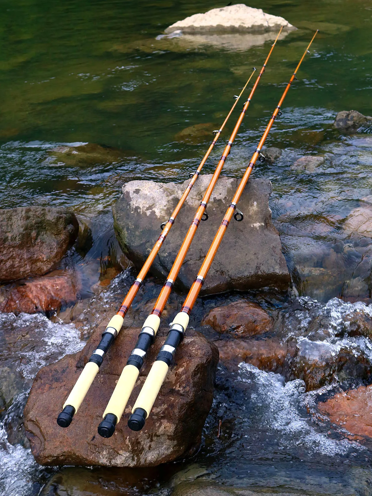 JOSBY 83.in- 120in carpa caña de pescar de difícil FRP fibra carbono caña de pescar telescópica caña de pescar 3,6 m 3m 2,7 m 2,4 de 2,1 m - imagen 3