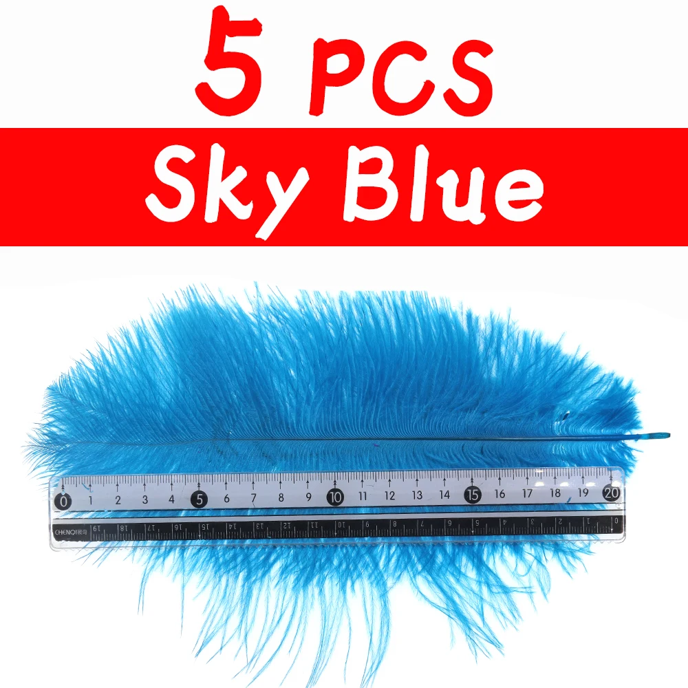 5pcs sky Blue
