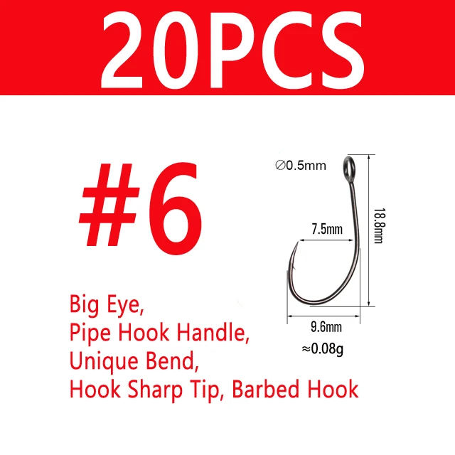 20pcs size 6