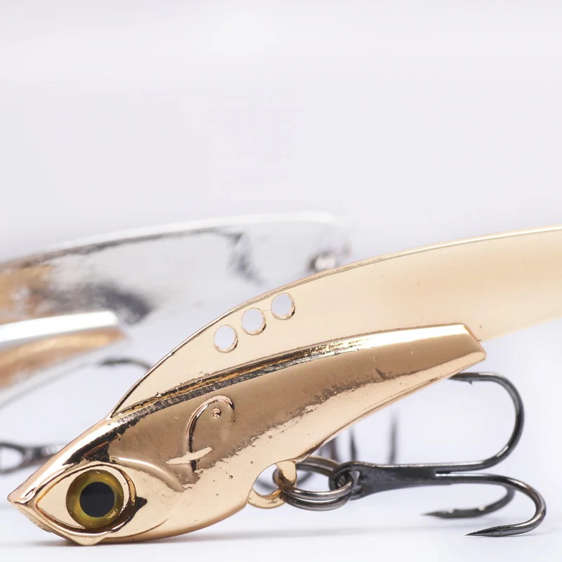 Señuelo de Metal Vib de 13g/19g/ 24g, señuelo de cuchara de pesca con lentejuelas, spinnerbait, aparejos de pesca vibratorios de Japón, artículos de jigging giratorios de agarre - imagen 5