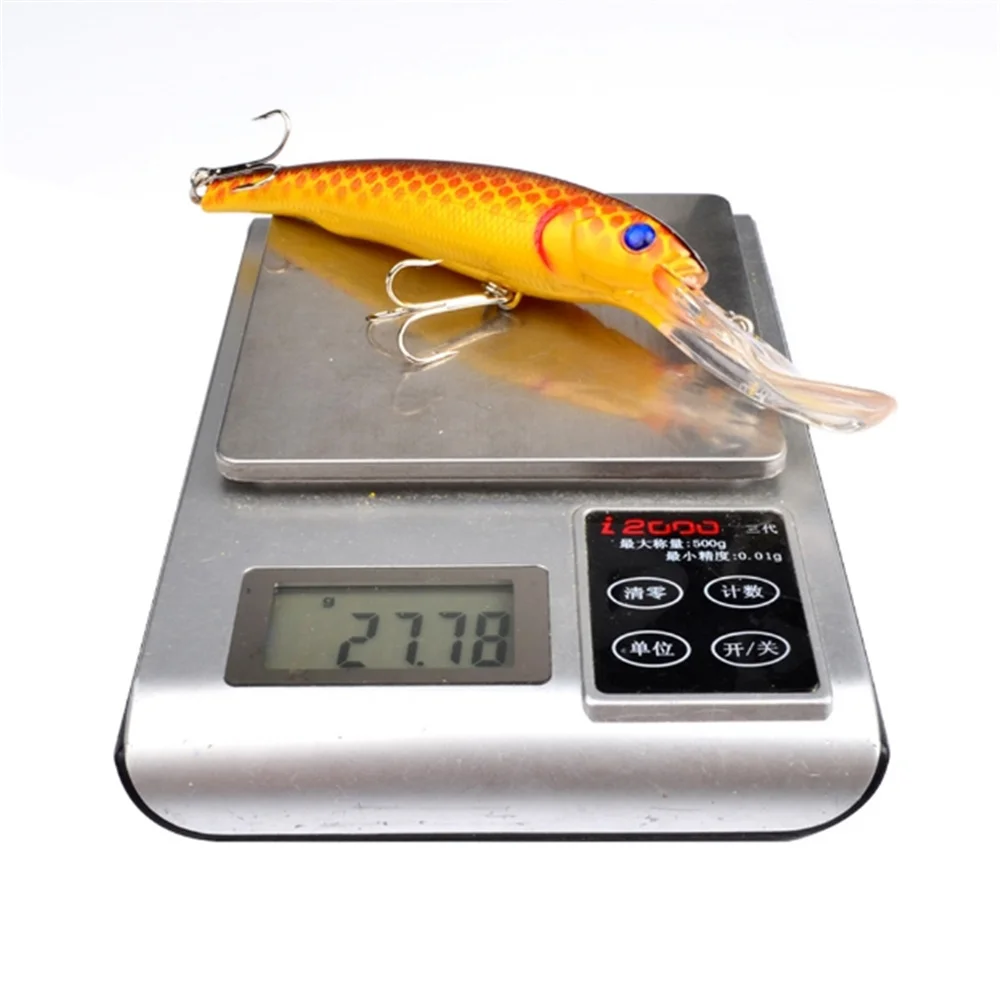 1 Uds. Señuelo de Pesca de pececillo de fundición larga 28g 16,5 cm Jerkbait flotante Wobbler cebo duro Crankbait Pesca aparejos de Pesca para lubina - imagen 3