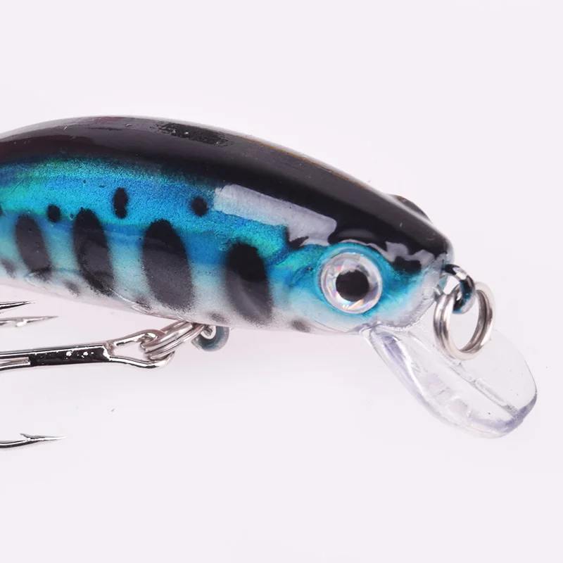 Wobblers de hundimiento, Señuelos de Pesca de Minnows de 5,5 cm, 6g, Crankbait a rayas, cebo duro Artificial, carpa, lubina, SwimBait, aparejos de plantilla para Pesca, 1 ud.