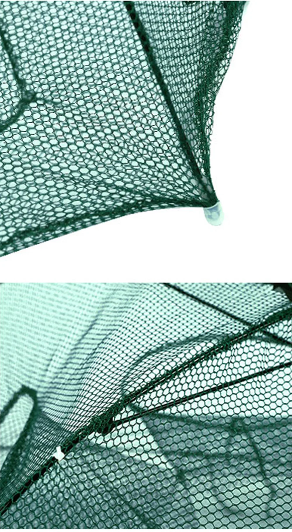 Red de pesca automática, jaula de nailon plegable portátil, reforzada, 4-28 agujeros - imagen 4