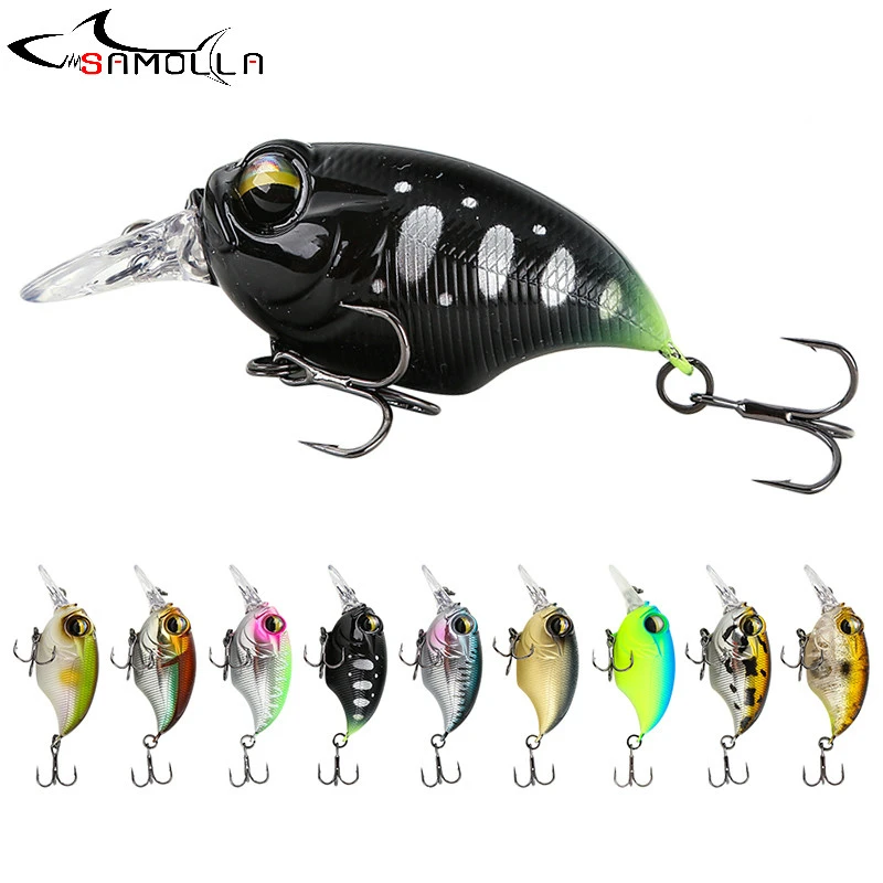 Crankbait-señuelo de pesca con manivela para trucha, cebo flotante de alta calidad, peso de 48mm/11g, Wobbler japonés para buceo, aparejos de cebo de 1,3 m