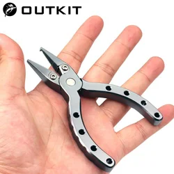 OUTKIT-Mini Alicates de Pesca Portátiles – Cortador Trenza y Anillos