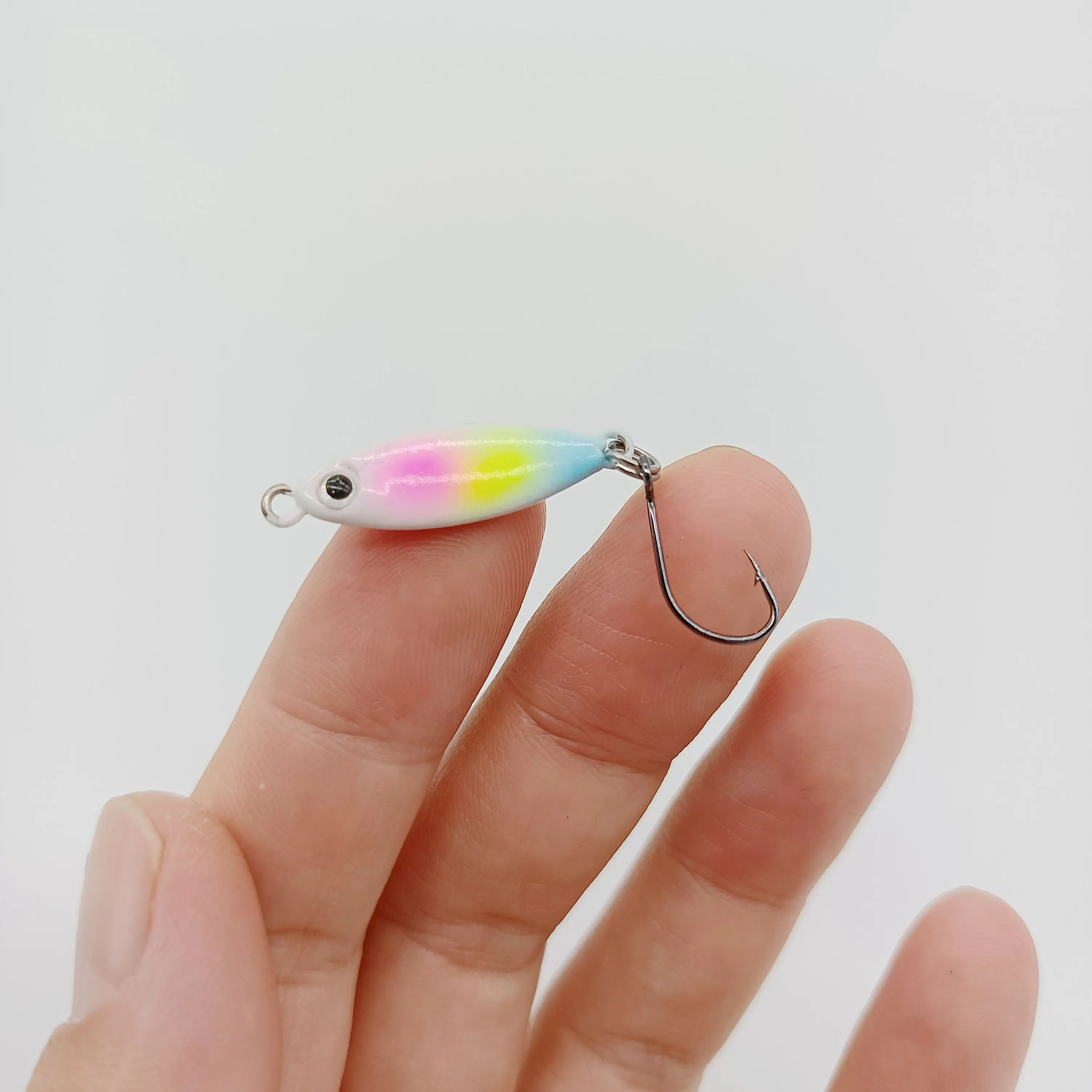 DUODUOYU 5 uds plantillas pequeñas Señuelos de Pesca 3g 5,5g Shore Cast Micro plantilla Jigging Isca cebo duro Artificial accesorios de pesca - imagen 5