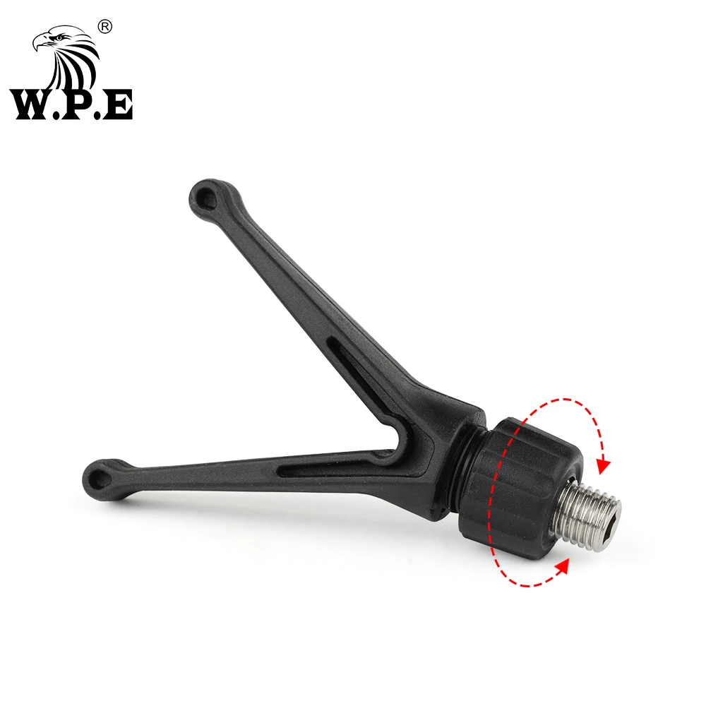 W.P.E-Cabezal de soporte para caña de pescar, soporte para caña de pescar en forma de V, aparejos de pesca de carpa, 2 unids/lote - imagen 4