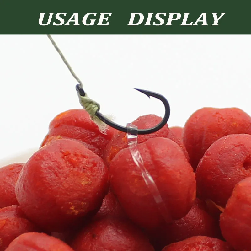 120 Uds. Banda de cebo de pellets, banda de cebo de goma, accesorios de pesca de carpa, bandas elásticas, anillos para cebo, Boilies, aparejos de soporte - imagen 3