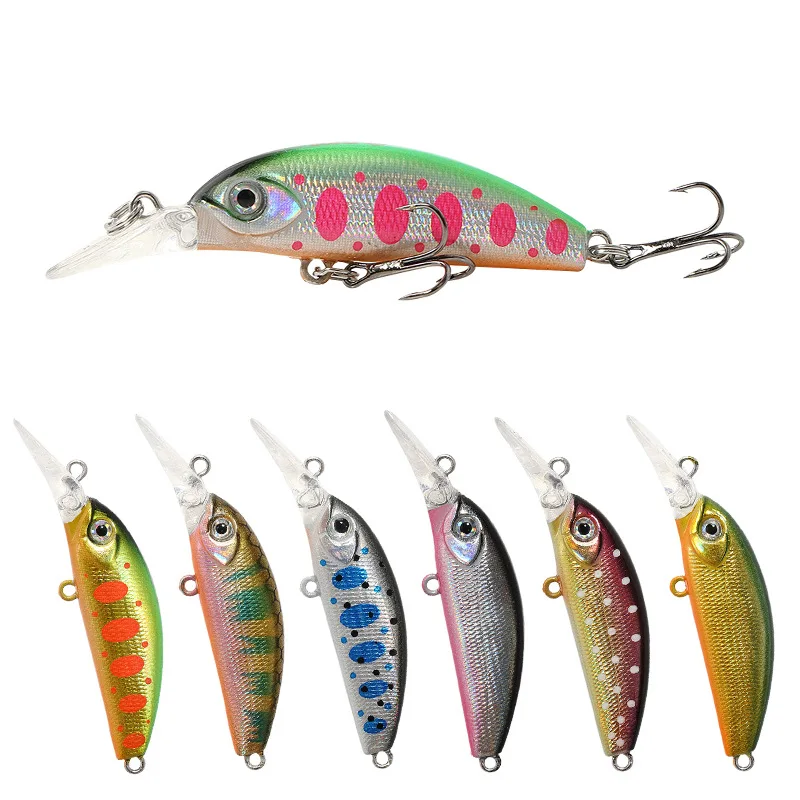 2021 New Crankbait 37mm 3g SP Depth 30-80cm Top fishing lures Wobbler hard bait quality professional minnow for fishing tackle - imagen 5