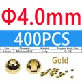 400PCS 4.0mm Gold