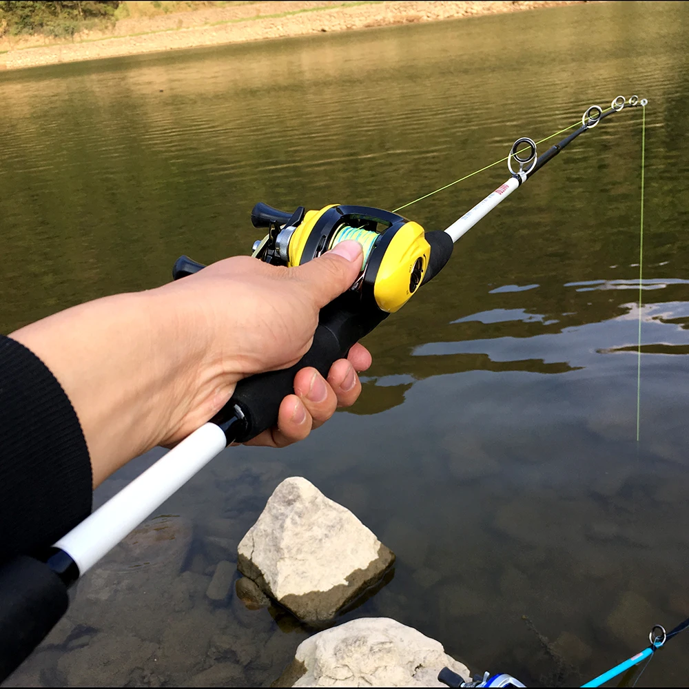 GHOTDA-caña de pescar giratoria, aparejos de pesca ultraligeros de fundición de potencia, 1,5 M, 1,8 M - imagen 5