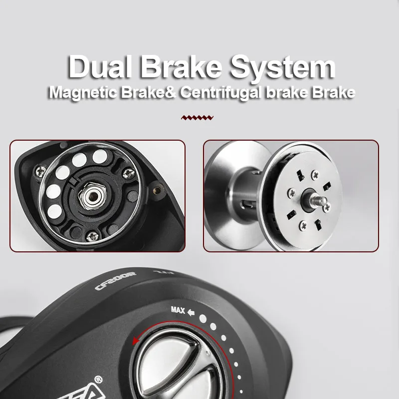 Carrete de Pesca de fundición TEASER, carrete de Baitcasting de agua salada, carrete Remsysteem, carrete de Pesca de agua salada de fundición de Metal de alta velocidad - imagen 4